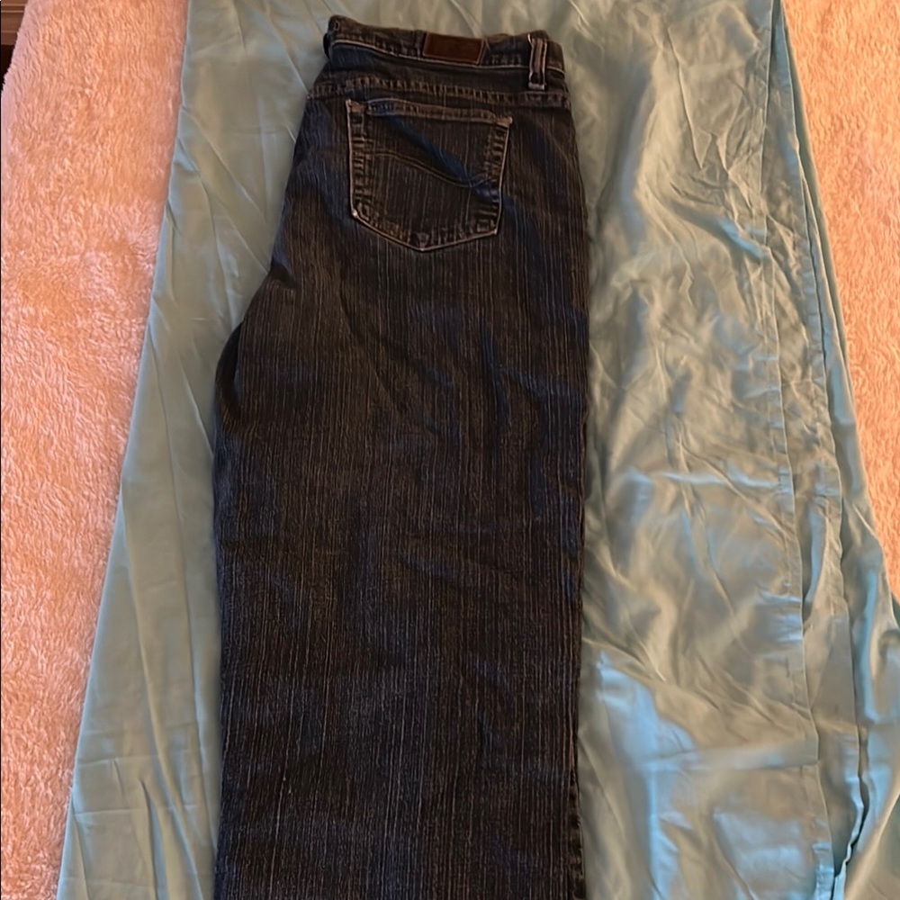 Lee Black Straight Leg Jeans Classic Fit
